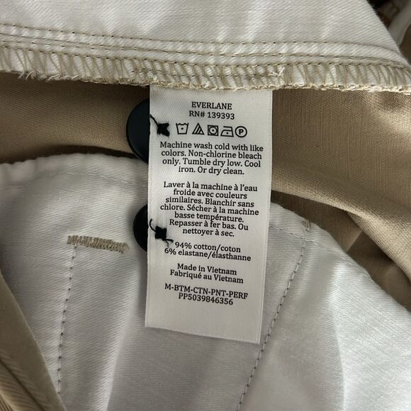 NWOT Everlane The Performance Chino | Uniform Slim Fit in TRENCH COAT KHAKI - Picture 6 of 11